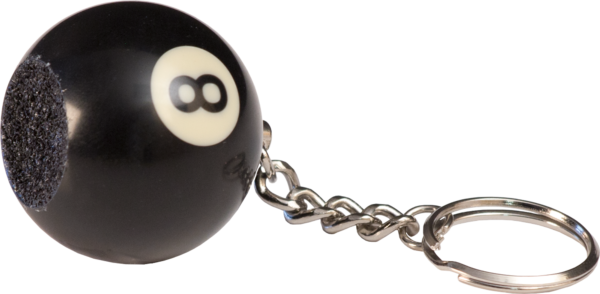 8-Ball Keychain w/ Scuffer 8-Ball Keychain w/ Scuffer